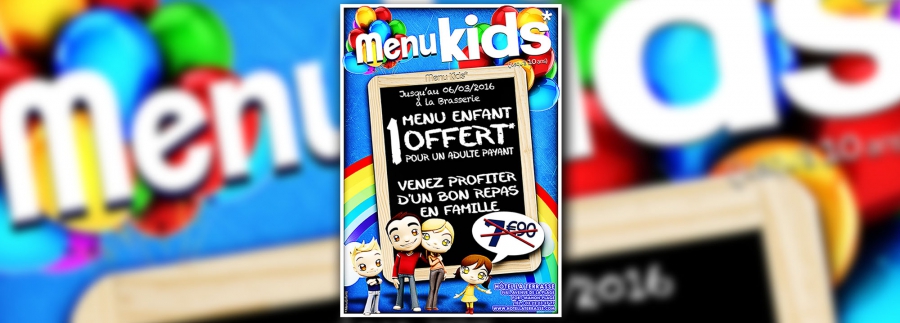 Menu enfant offert